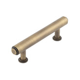 Burlington Belgrave Stepped Cabinet Handles 96mm Antique Brass - Burlington Range